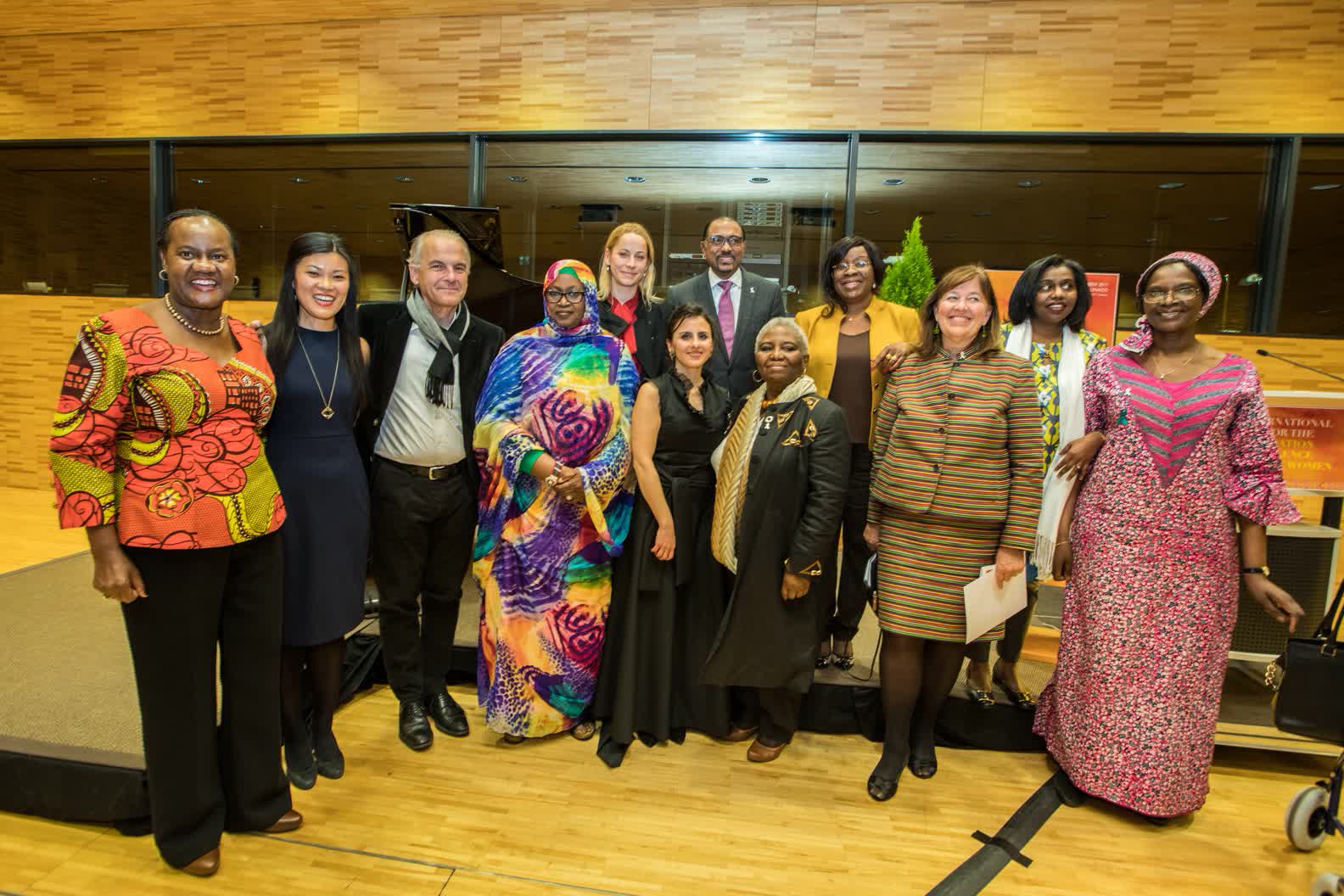 After performance in UN with African women Ambassadors